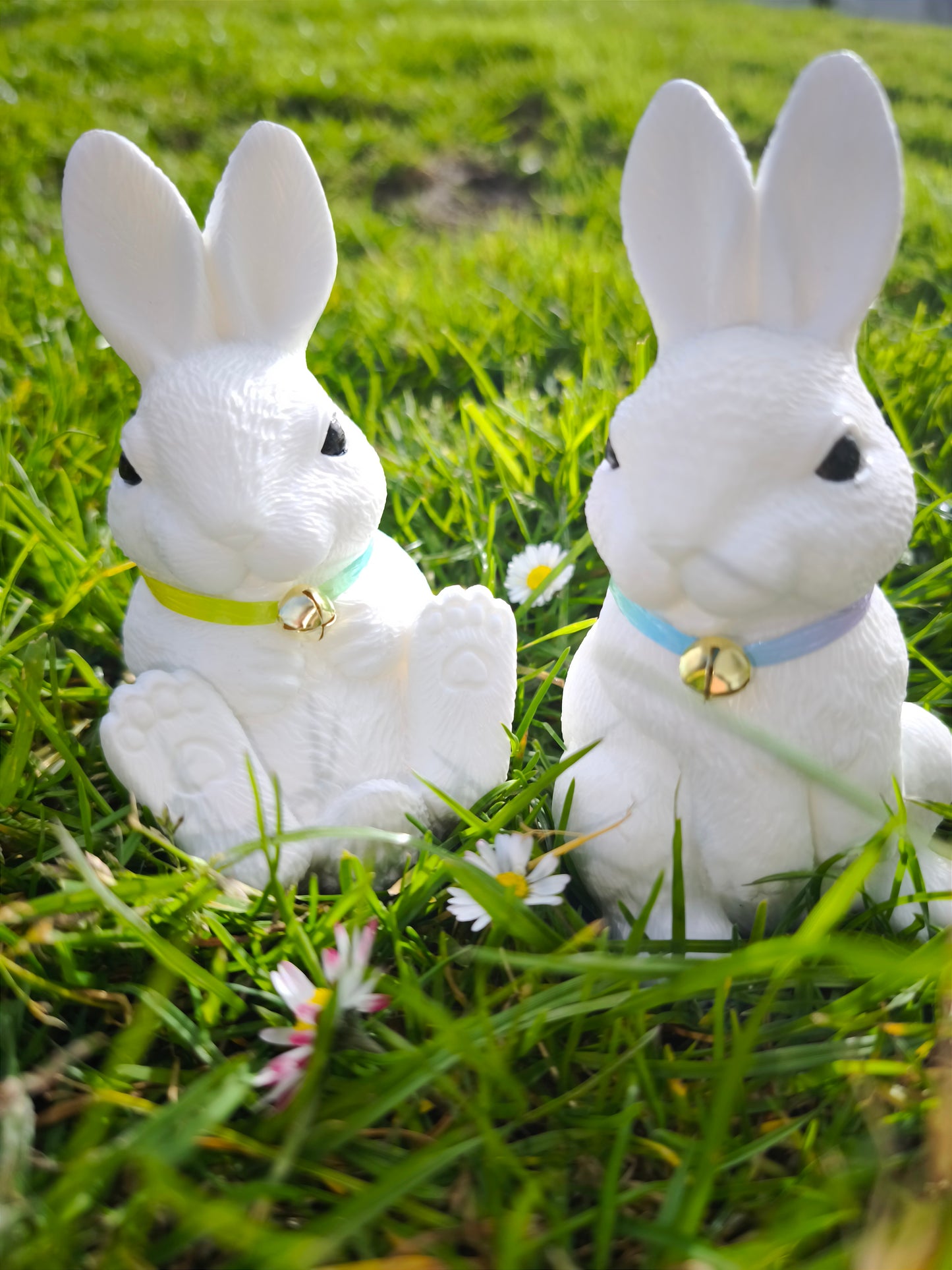 Duo statue Lapin