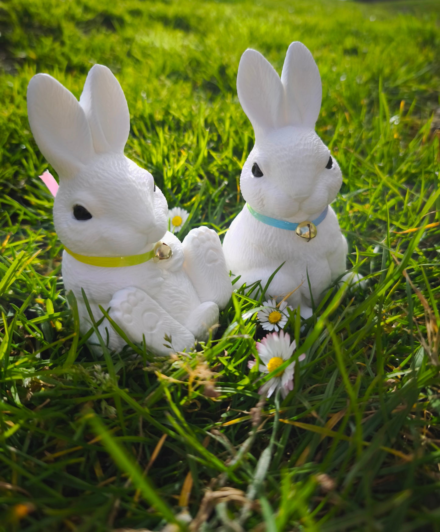 Duo statue Lapin